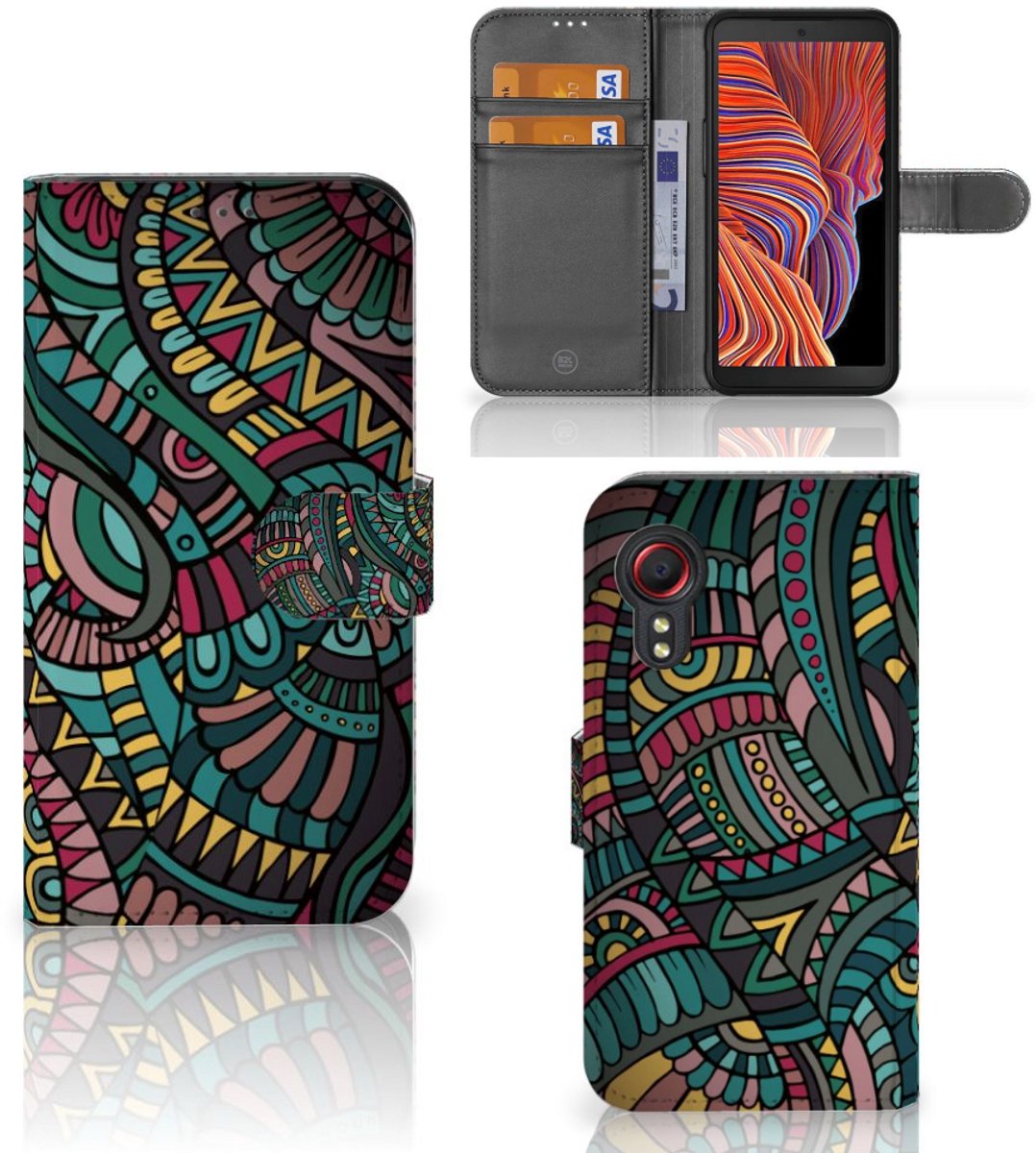 Samsung Galaxy Xcover 5 Telefoon Hoesje Aztec