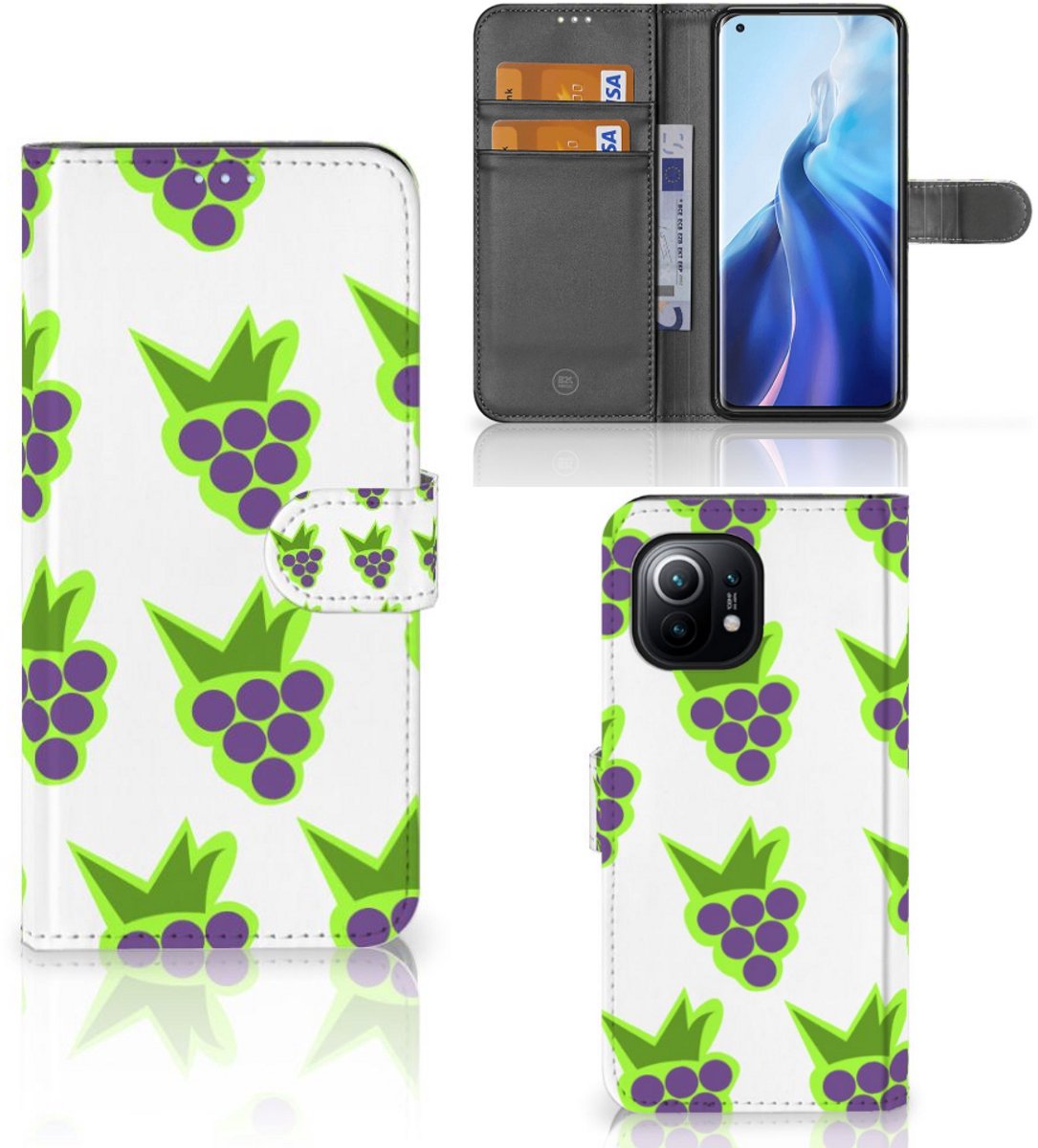 Xiaomi Mi 11 Book Cover Druiven