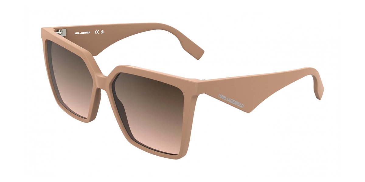 Karl Lagerfeld KL6207S NUDE/ BROWN SHADED 57/14/140 Damenbrillen Zonnebrillen