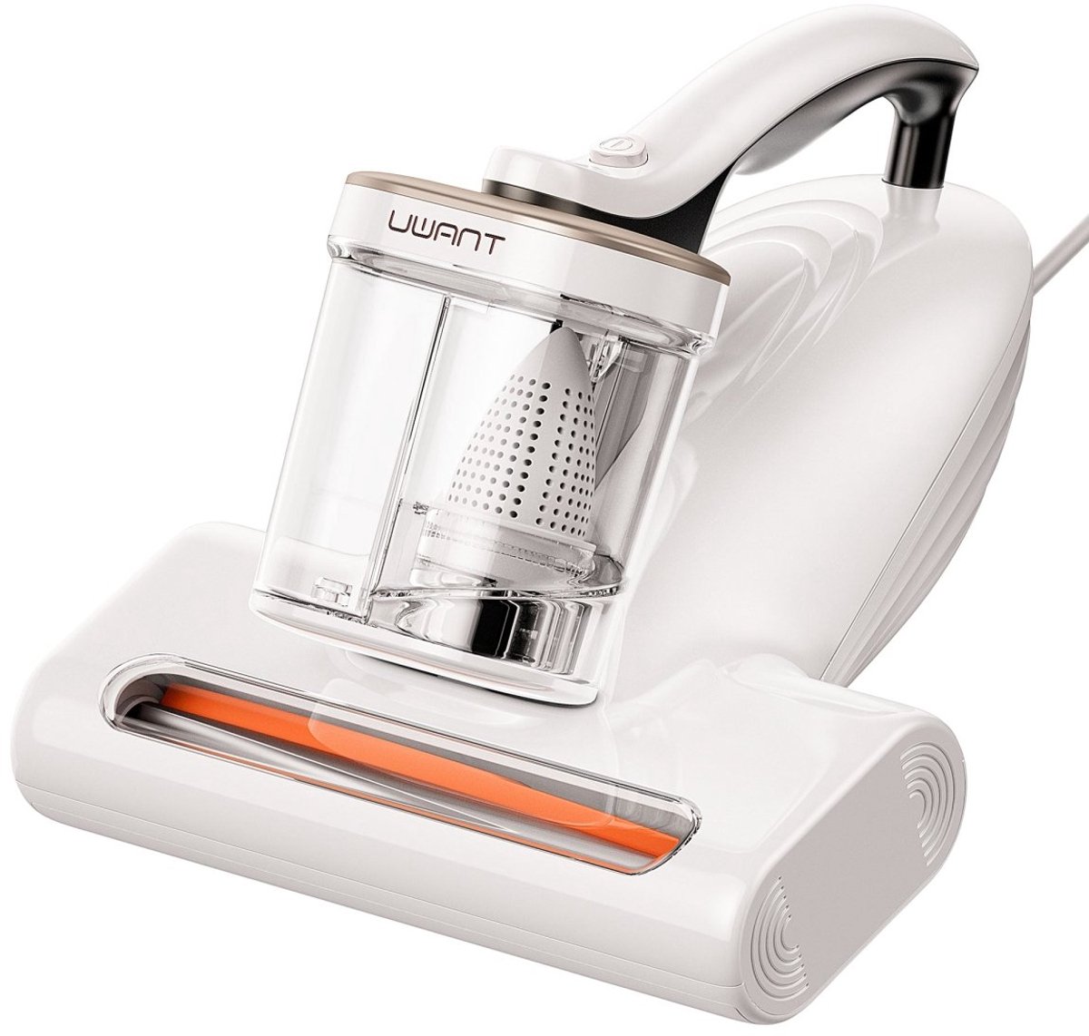 Uwant UV-stofzuiger voor matrassen, 13 kPa zuigkracht, metalen rollers, 253,7 nm UV-C UV-lamp, 36.000 toeren per minuut, 65 °C verwarming, HEPA-filter en ultrasone matrasstofzuiger, geschikt voor banken, kussens, spreien, enz