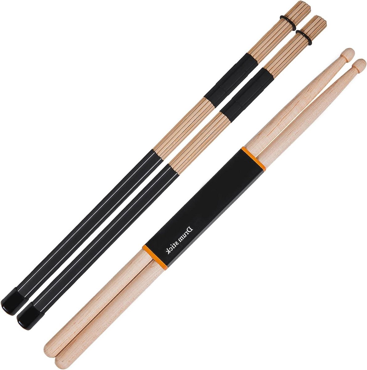 Drumsticks 5A - Jazz Drumsticks - Muziek Maken - Set van 5 - 426 cm - Houtkleur