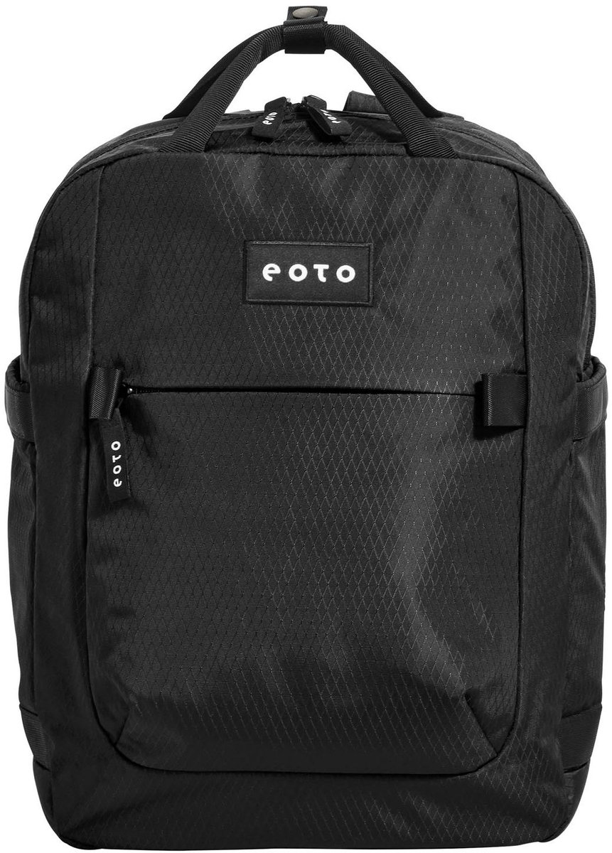 eoto schoolrugzak rugzak met laptopvak Small16 Backpack 16L Black zwart