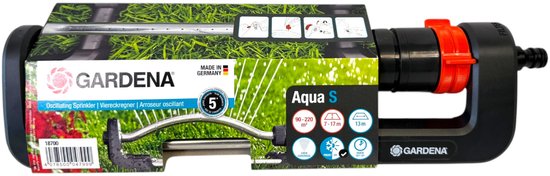 GARDENA Arroseur pivotant Aqua S - 90 à 220 m²