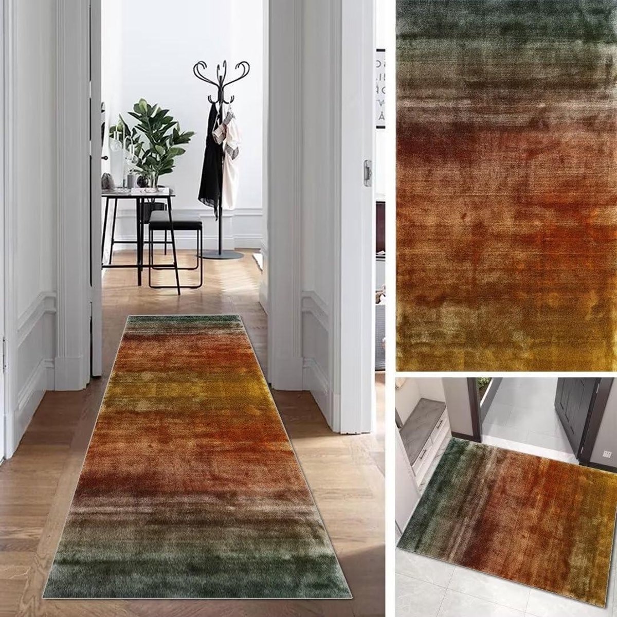 Tapijtloper Abstract - Hal Loper Keuken - Vloer Beschermen - Antislip Wasbaar - 80x200cm -