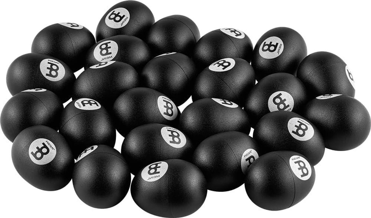 Eiershaker Set - Percussie Eieren - Muziek Maken - 24 Stuks Set - 5 cm - Zwart