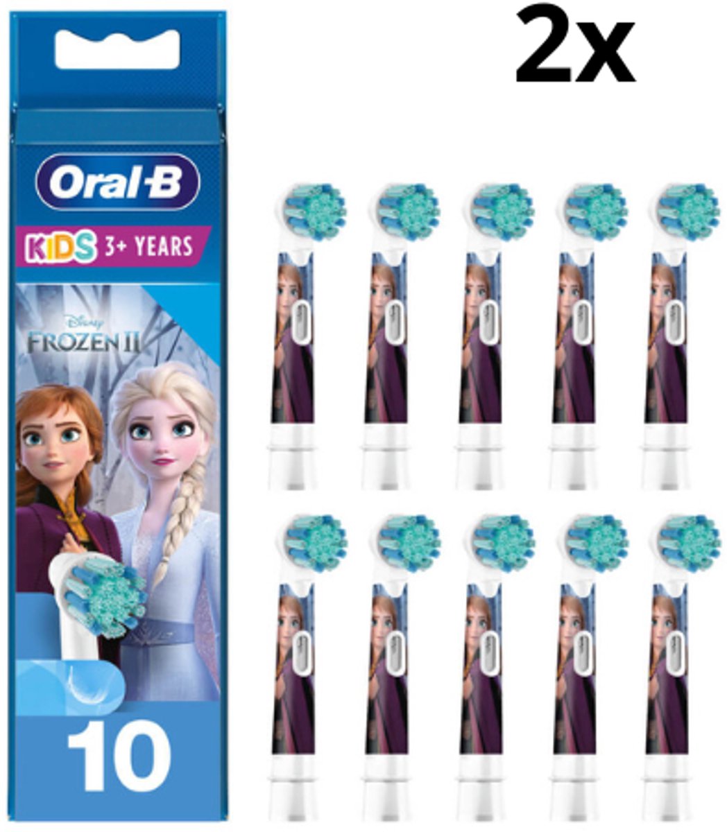 Oral B Kids Opzetborstels Frozen - 2 x 10 stuks