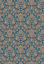 Boråstapeter Vliesbehang 4521 - Anno - Klassiek Blauw - 53cm x 10.05m