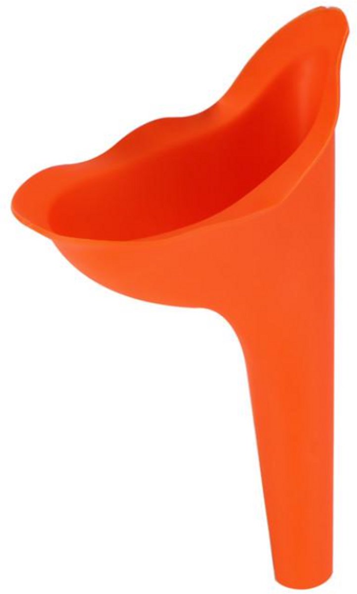 Fardmell Plastuit Vrouwen – Staand Plassen Urinoir – Siliconen Plaskoker – Festival, Koningsdag, Camping en Reizen – Herbruikbaar – OranjeFard