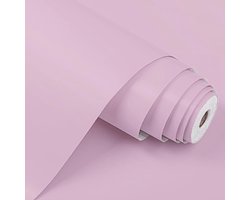 DIMEX Plakfolie, effen, mat violet, meubelfolie, decoratiefolie, deurfolie, keukenfolie, kastfolie, tafelfolie, 45 cm x 1 m