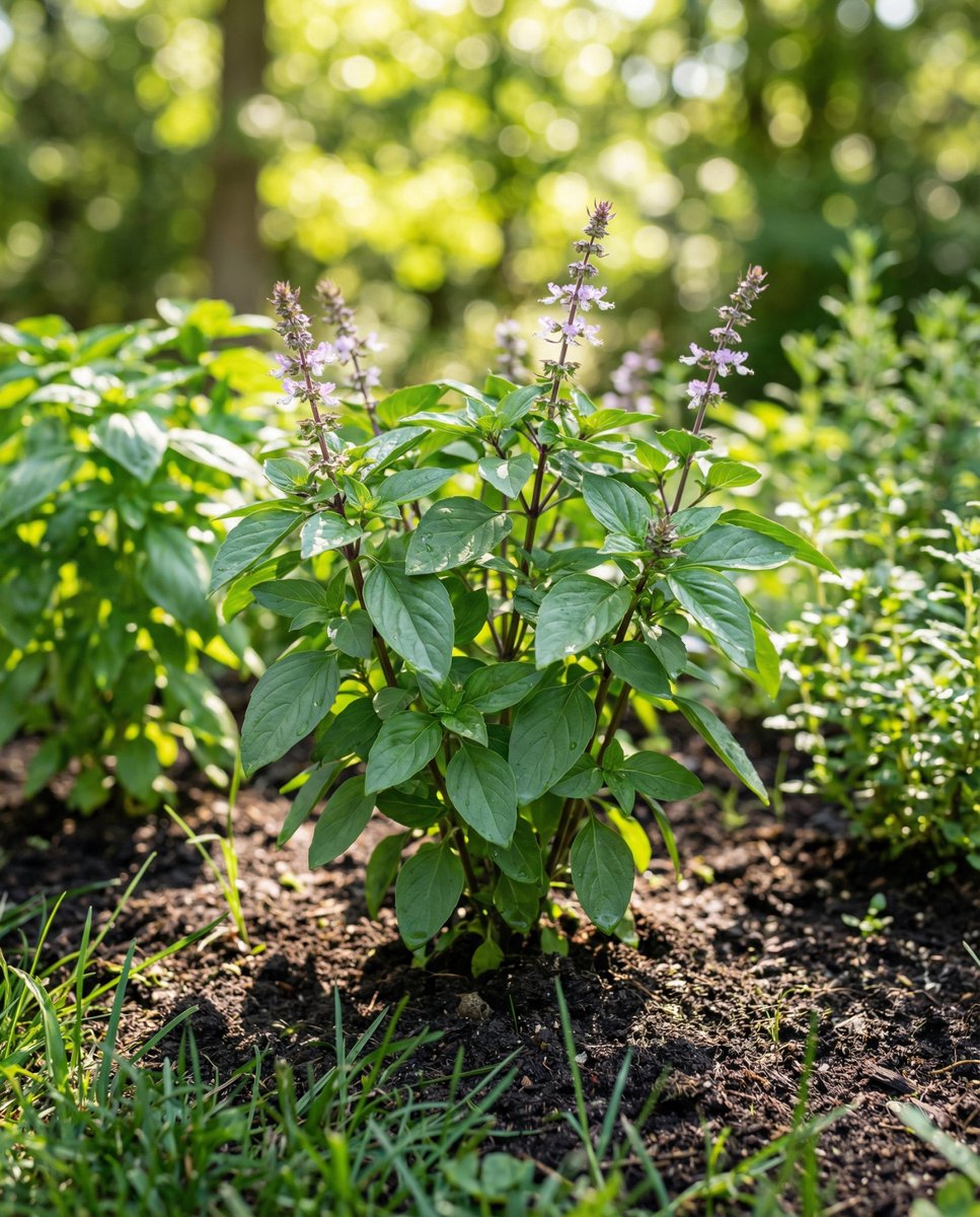 Kaneelbasilicum Zaden Ocimum Basilicum Biologisch Eenjarig Kruid