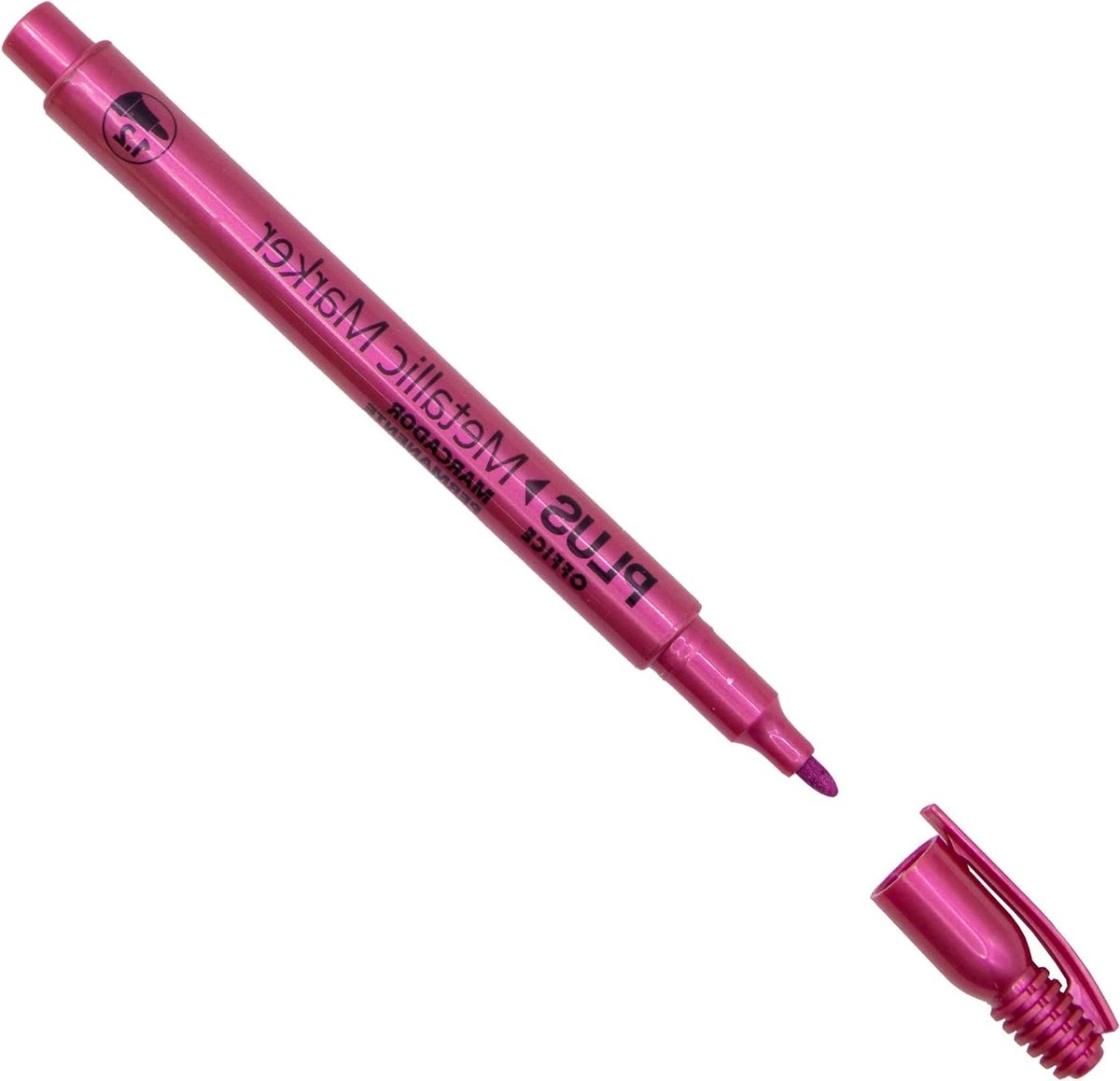 Metallic Effect Marker - Permanente Stift - Schrijven en Decoreren - Dichte Metallic Kleur - 1.2mm Tip - Paars