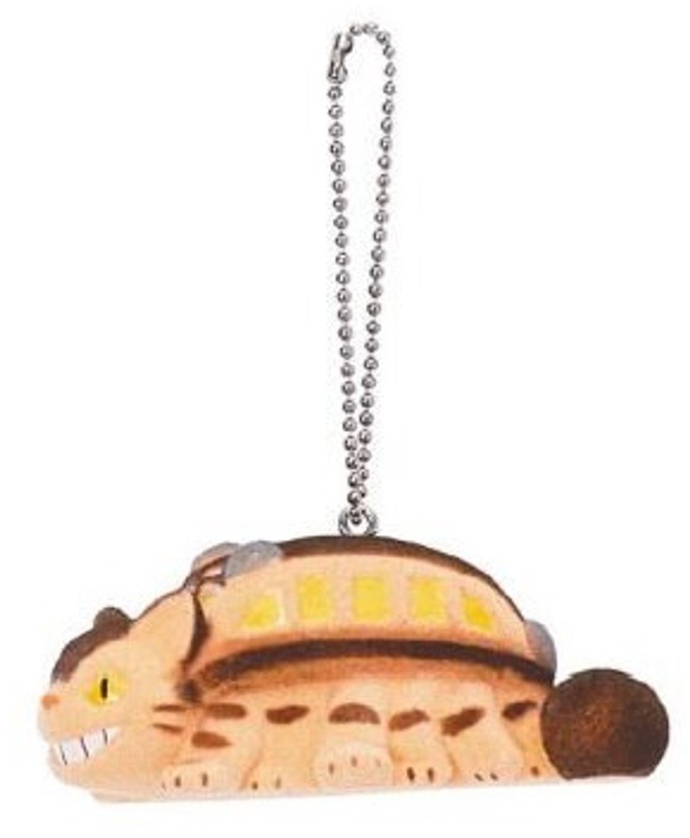 Flocking Keychain Catbus My Neighbor Totoro