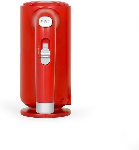 Elektrische Handmixer - Keukenmixer - Beslag Maken - 5 Snelheden Turbo - 18x8x14.5cm - Chili rood — afbeelding 3