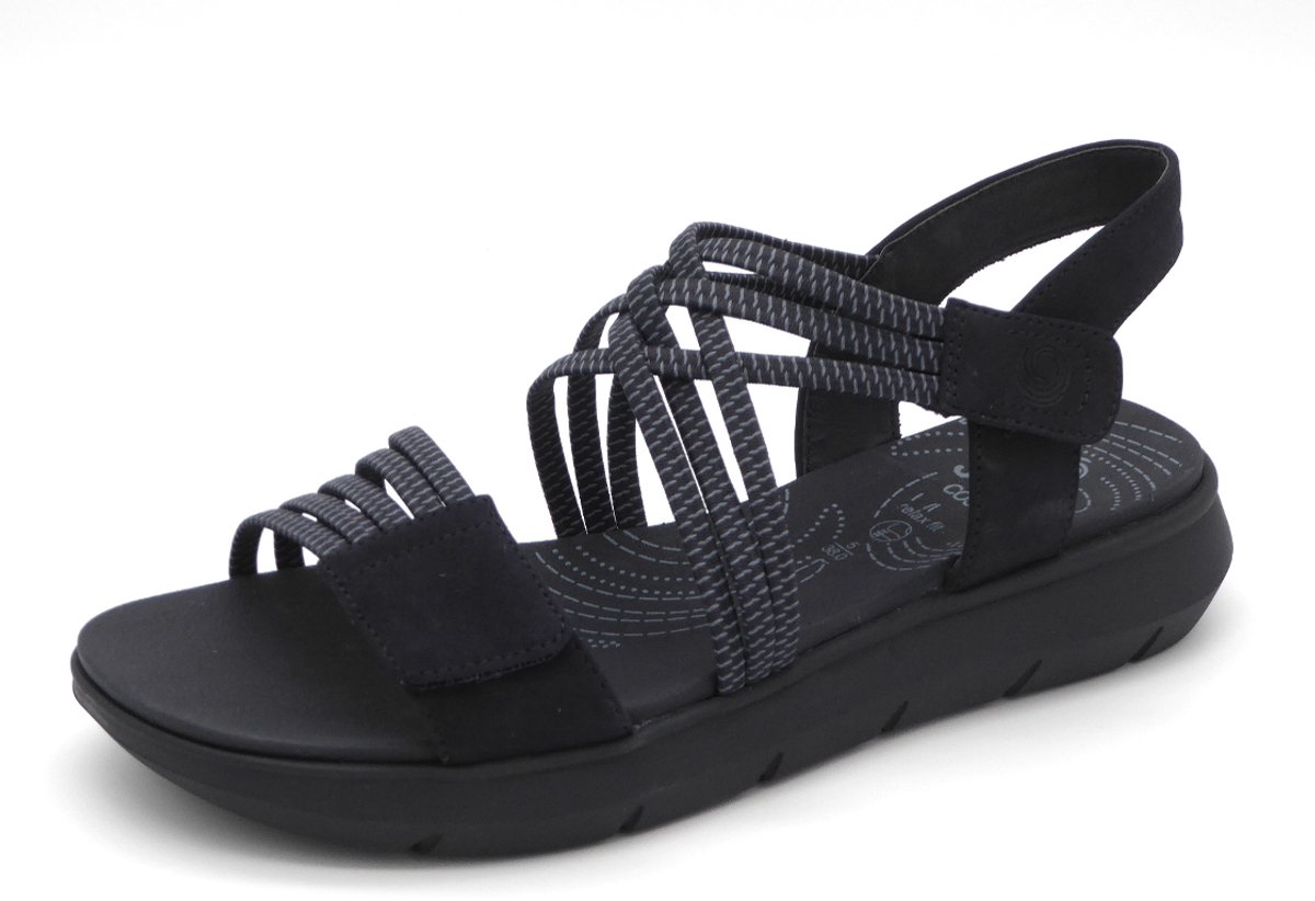 Jana Dames Sandaal - 28766-805 Blauw - Wijdte H - Maat 39