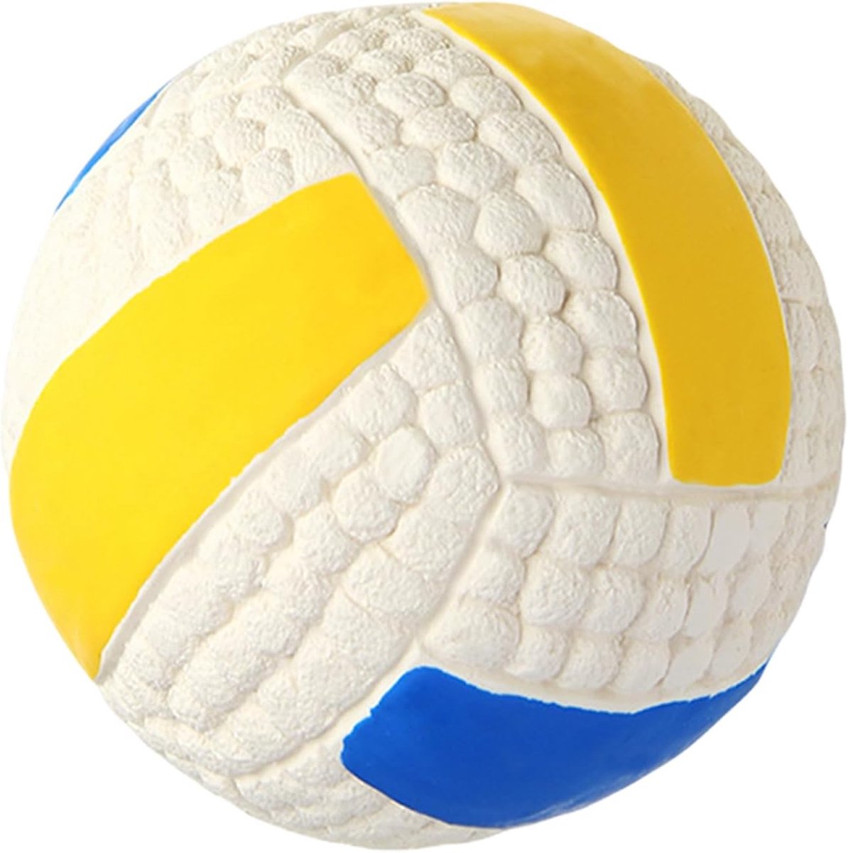Hondenspeelbal - Kauwspeeltje Puppy - Interactief Spelen - Drijvend en Zacht - 9.5 cm Diameter - Wit