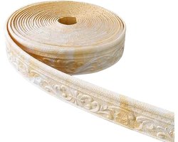 Zelfklevende Sierlijsten 9.2 m – Behang Hoeklijst voor Plafond en Wand – Decoratieve Stucwerk Lijst voor Interieur – Geel