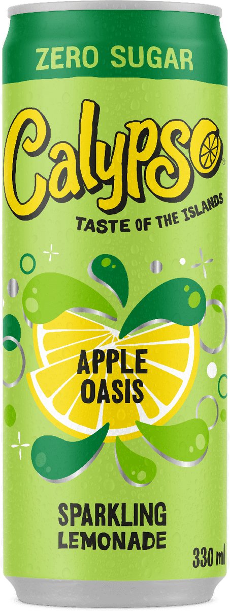 Calypso - Apple Oasis Zero - 12 x 0,33 Liter blik - Frisdrank