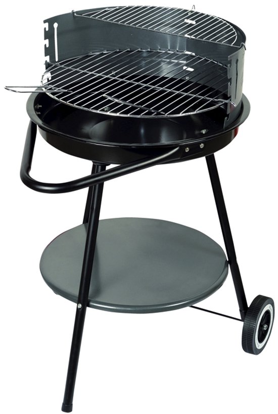 Master Grill MG911 - Kogelbarbecue - 49cm - Staal - Transportwielen van Master Grill — afbeelding 2