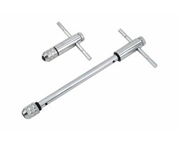 Awtools AW20306 - Ratel Handvat voor Draadtappen - M5-M12 - Staal - T-Greep