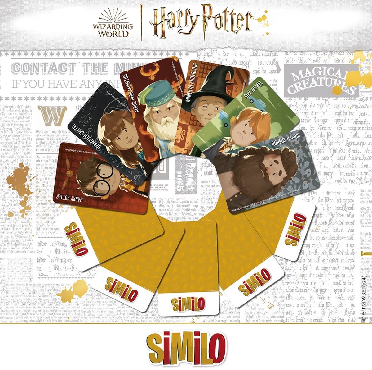 999 Games - Similo: Harry Potter - Kaartspel - Coöperatief kaartspel - Klein cadeautje — afbeelding 7