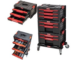 PATROL Qbrick System PRO - Gereedschapskoffer Set - Mobiel - 7 Laden - Modulair
