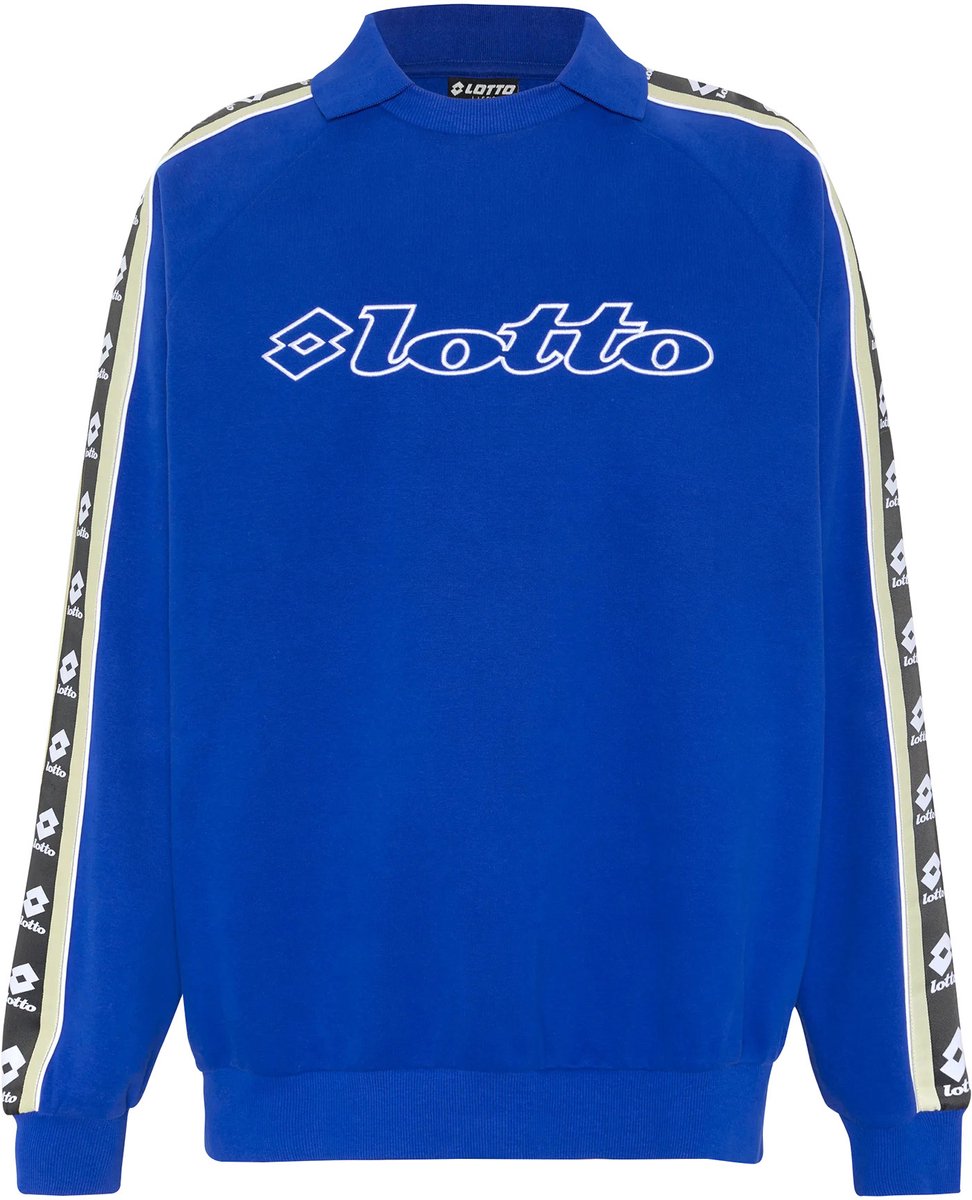 Lotto herensweatshirt 1325016 Trainingspullover Loose Fit Blauw