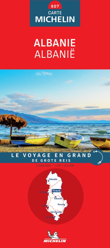 Albania - Michelin National Map 807