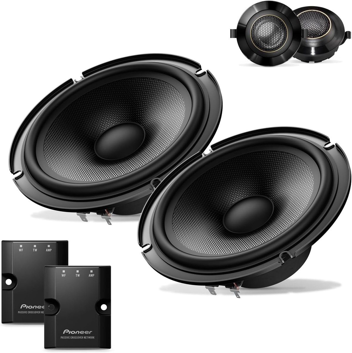 Component Luidsprekersysteem - Auto Audio - Verbeterd Geluid - High Resolution Audio - 17cm 2-weg - Zwart