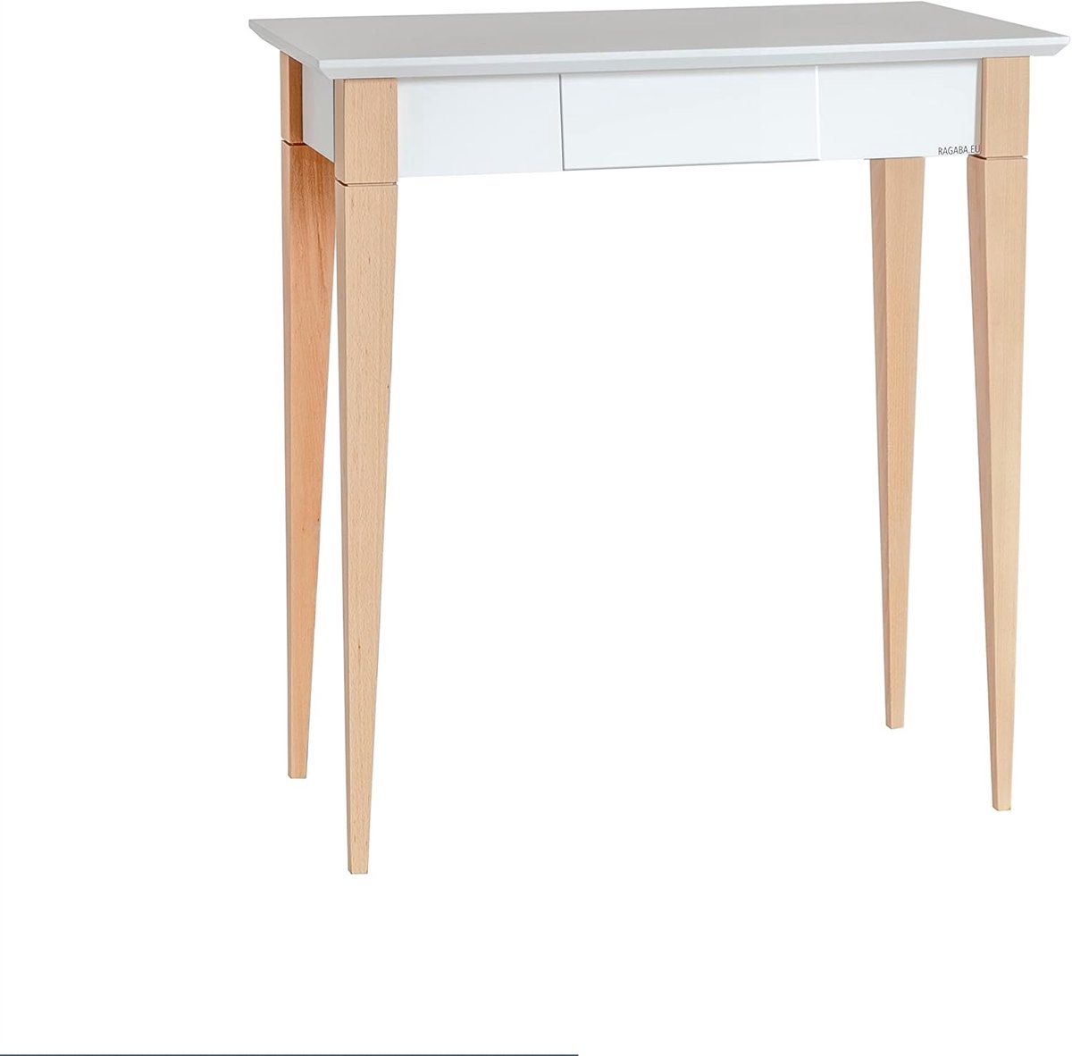Bureau bijzettafel - Schrijftafel lade - Thuiswerken Kantoor - FSC-gecertificeerd hout - 65 x 74 cm - Wit