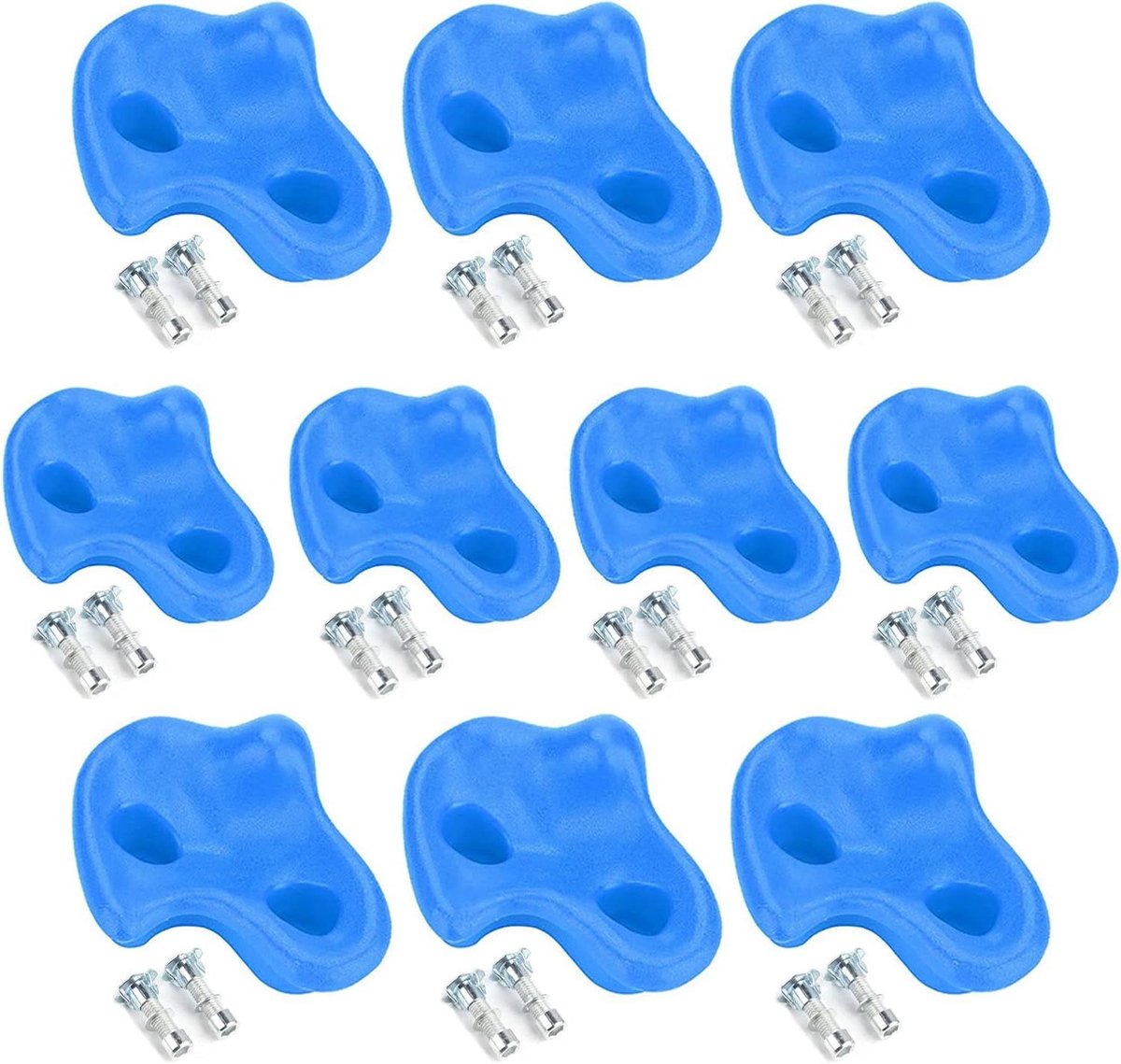 Klimstenen Set - Klimstenen Kinderen - Binnen en Buiten - Grip en Veiligheid - 10 Stuks - Multicolor