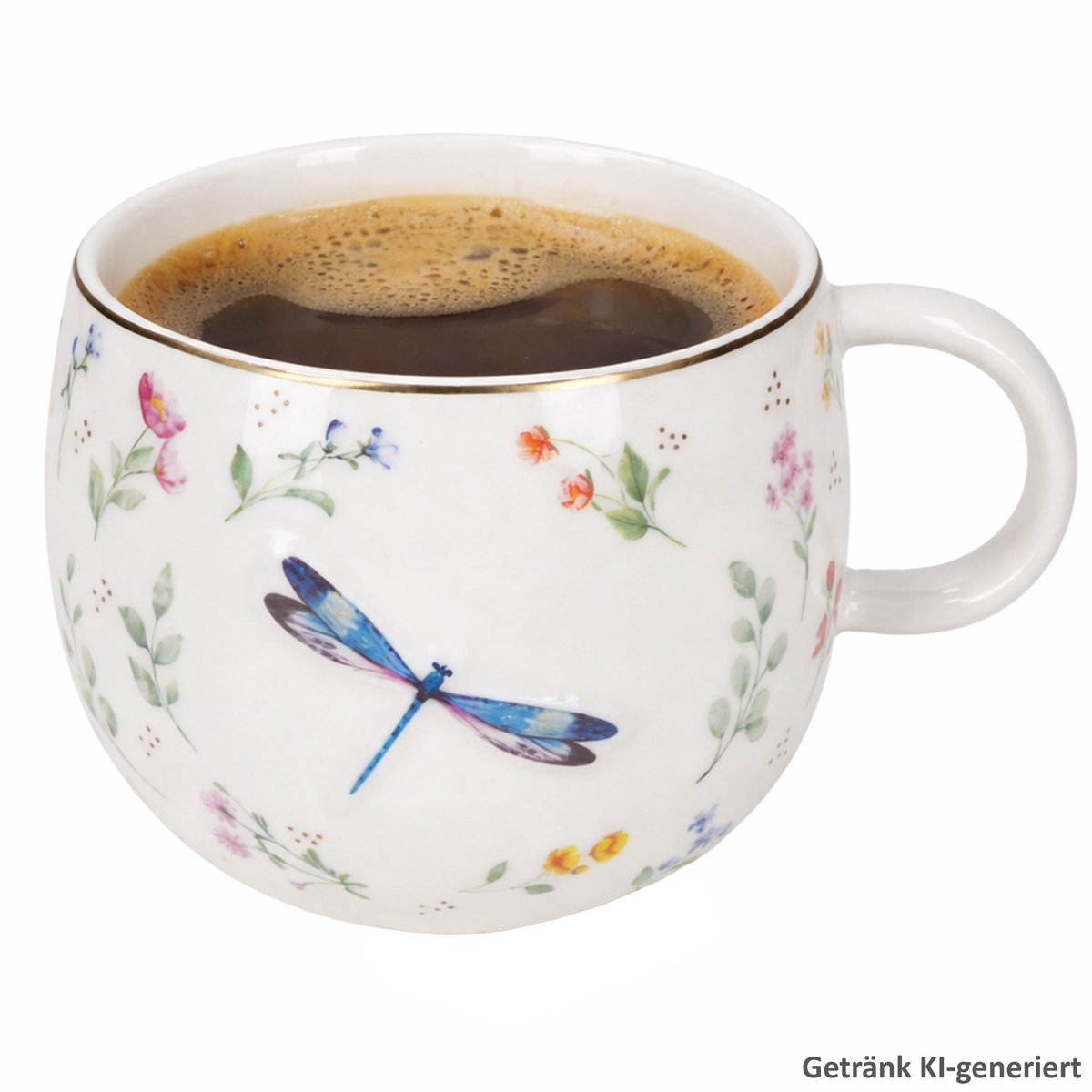 FANCY GARDEN Libelle Koffiemok van Porselein – R1349#FGAR