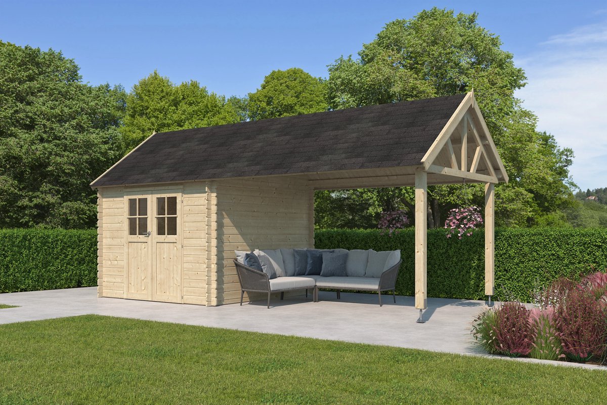 Woodlands Blokhut Gloucester S 670 x 295 cm