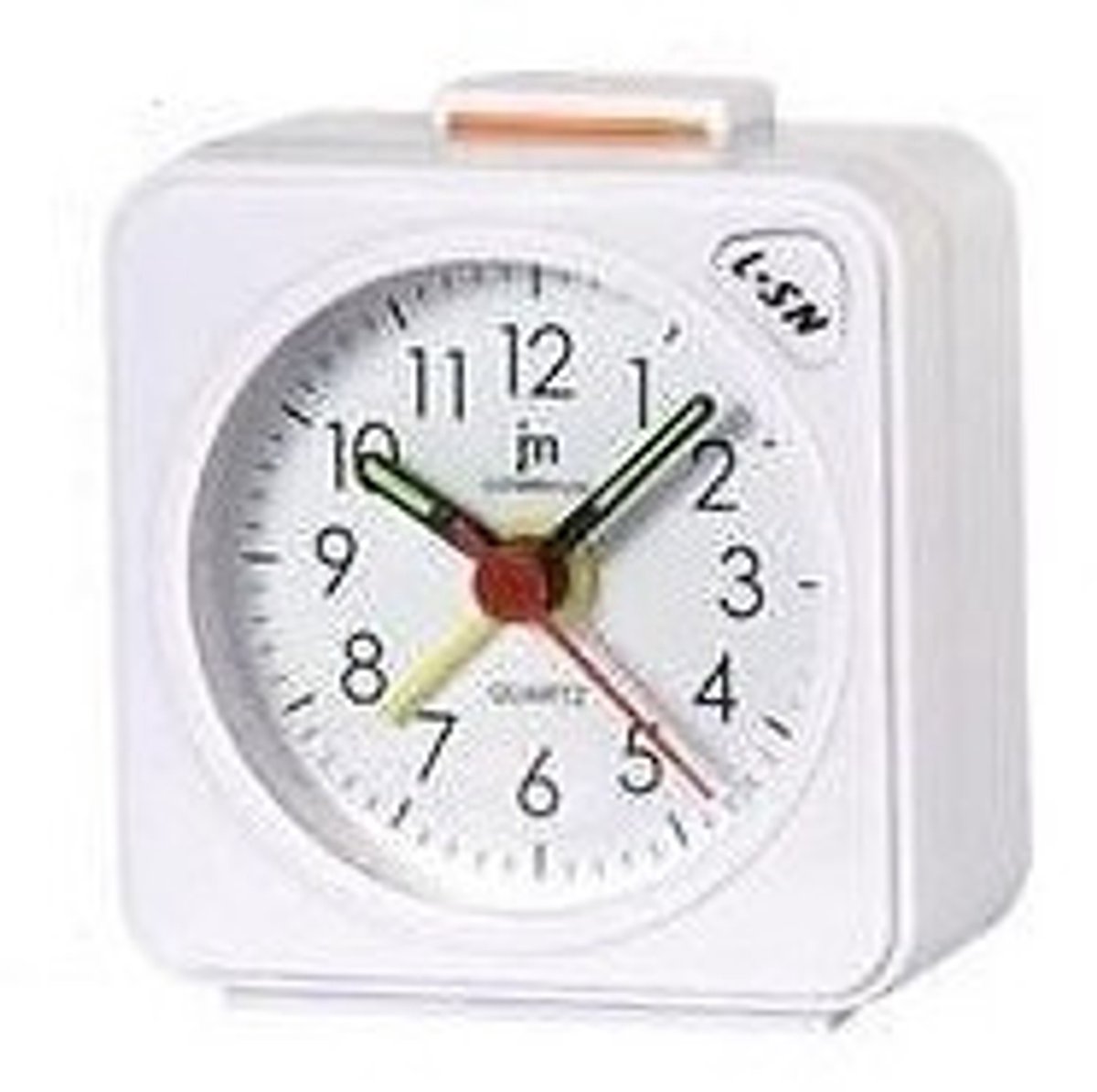 Lowell Just a minute JA7035Quartz wekker Wit / alarm