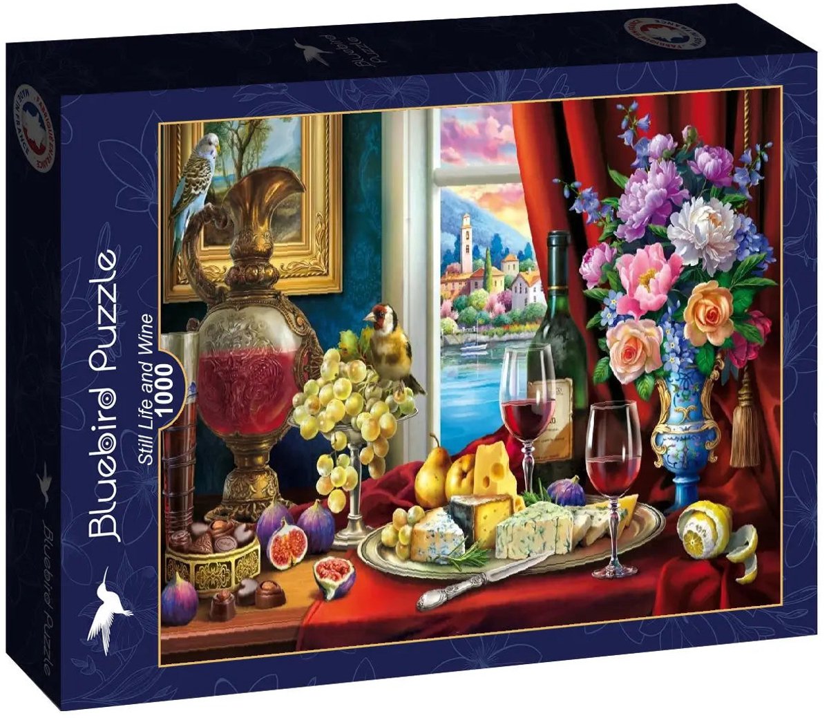 Still Life and Wine Puzzel 1000 Stukjes