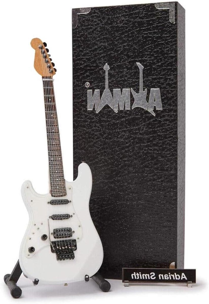 Miniatuur Gitaar Replica - Siergitaar - Muziekgeschenken - Handgemaakt 1/4 Schaal - Inclusief Display Box