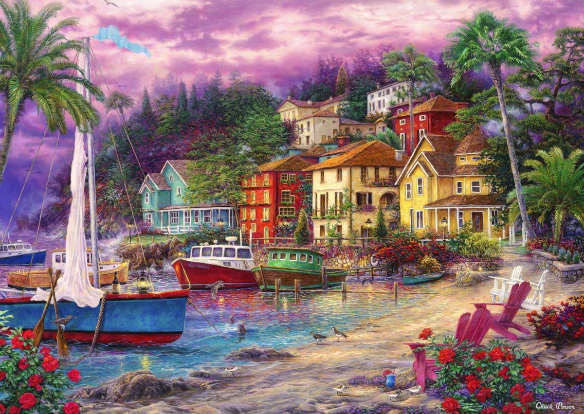 Grafika puzzel Chuck Pinson - On Golden Shores - 1000 stukjes legpuzzel.