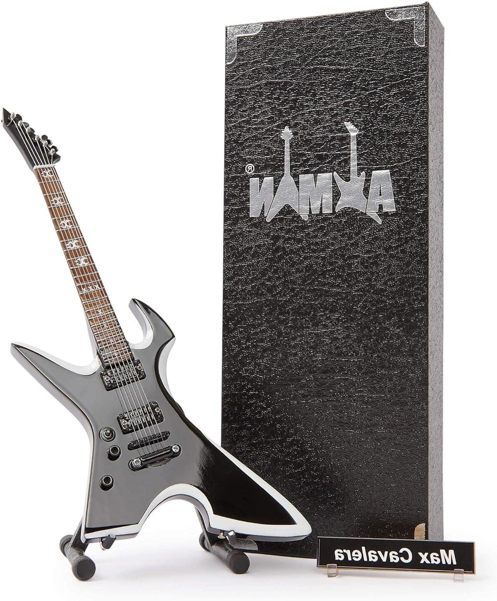 Miniatuur Gitaar Replica - Sier Gitaar - Decoratie - Handgemaakt - 10 inch - Houtkleur