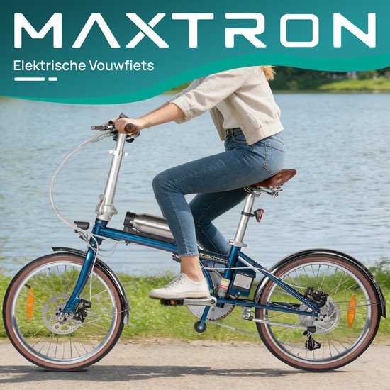 vankel Smart20 Elektrische Fiets - Opvouwbare E-bike - 36V 5.2Ah Lithium Accu - Actieradius tot 40 km - 20×1.35 inch Banden - Aluminium Voorvork - Shimano 7 Versnellingen - Mechanische Schijfremmen - Stadsfiets - Max. Belastbaar tot 100 kg - Blauw van VANKEL — afbeelding 5