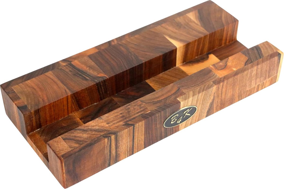 Snijplankstandaard - Keuken Organizer - Stabiel Snijden - Antislip Duurzaam - 4 cm dik - Bruin