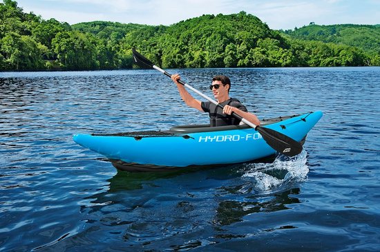 Opblaasbare Kajak - Waterfiets Boot - Avontuurlijke Tochten - Complete Set Inclusief - 275 x 81 x 45 cm van Merkloos — afbeelding 5