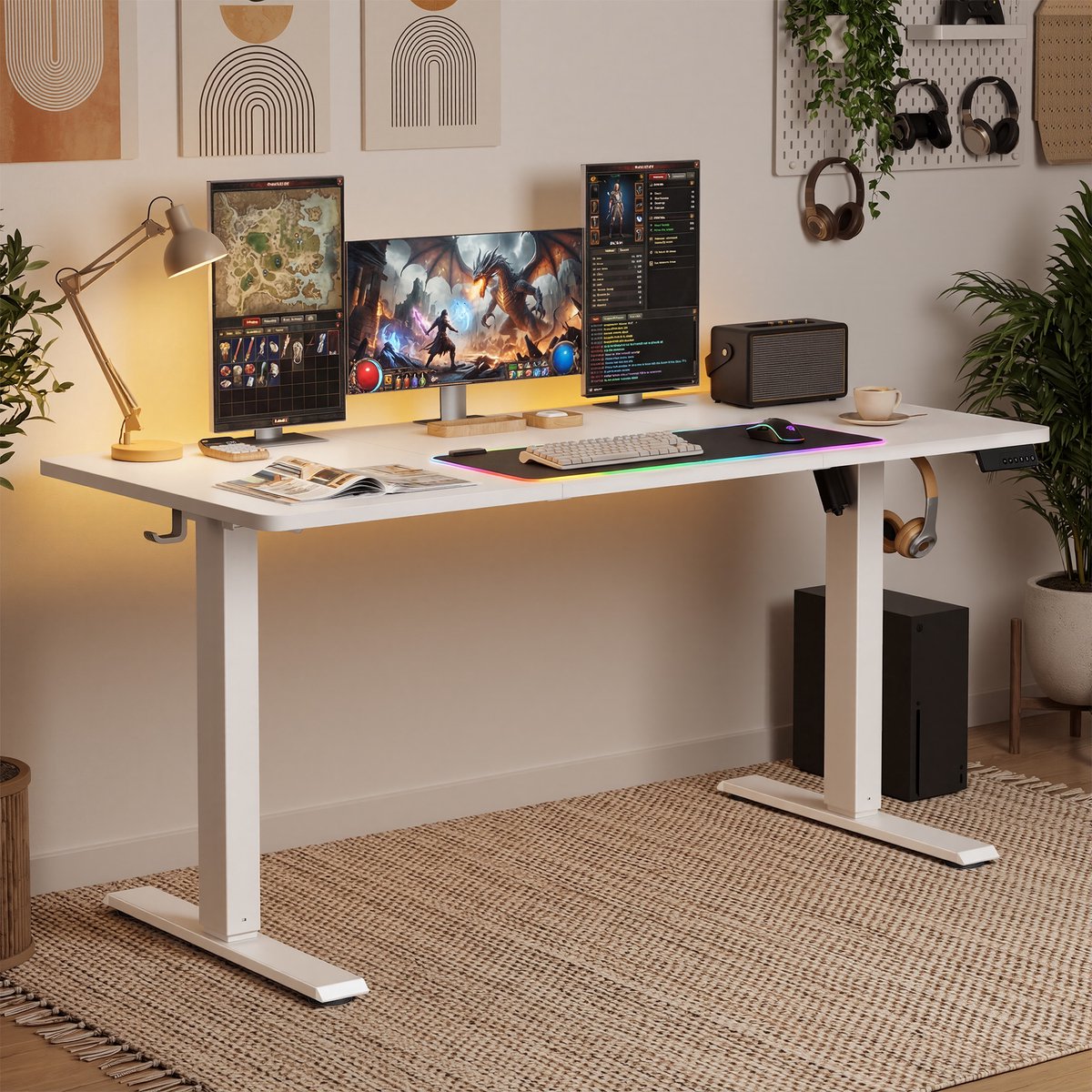VASAGLE VASAGLE Elektrisch Zit-Sta Bureau - afbeelding 4
