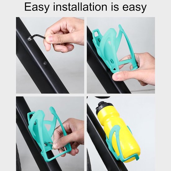 Bottle Holder Bicycle Drink Holder Bicycle Drinking Bottle Holder Light Water Bottle Holder Rack for Road Bike Mountain Bike Road Bike BPA Free Drinking Bottle for Bicycle — afbeelding 2