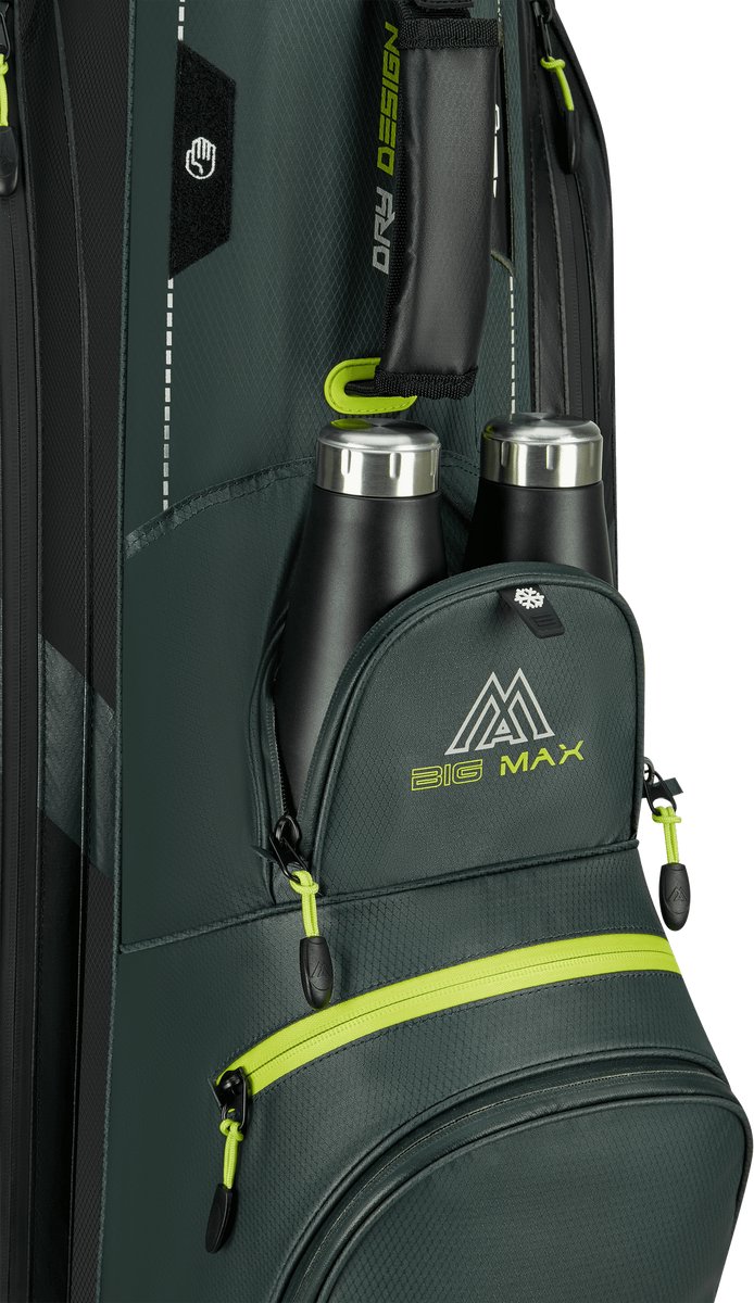 Big Max Dri Lite Sport 3 - Waterwerende Golftas - Cartbag - Groen Zwart van Merkloos — afbeelding 4