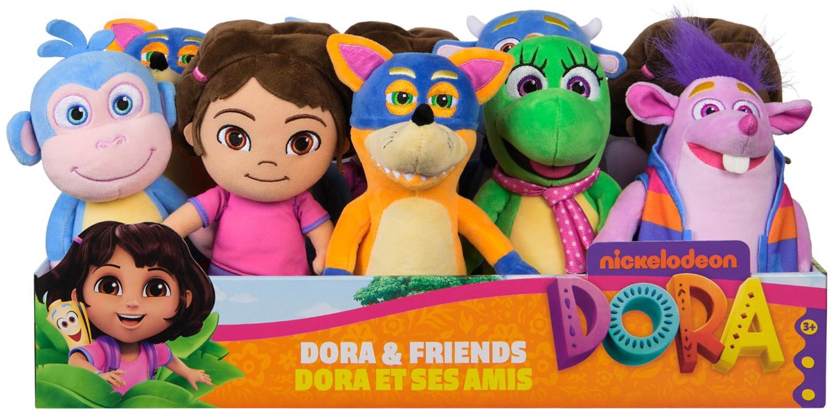 Nickelodeon - Dora knuffel - 20 cm - Pluche