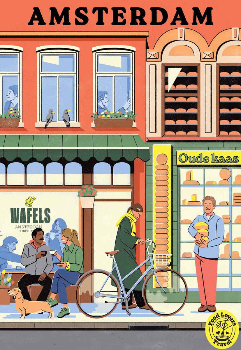 Hachette puzzel Amsterdam 1000 stukjes legpuzzel voor volwassenen.