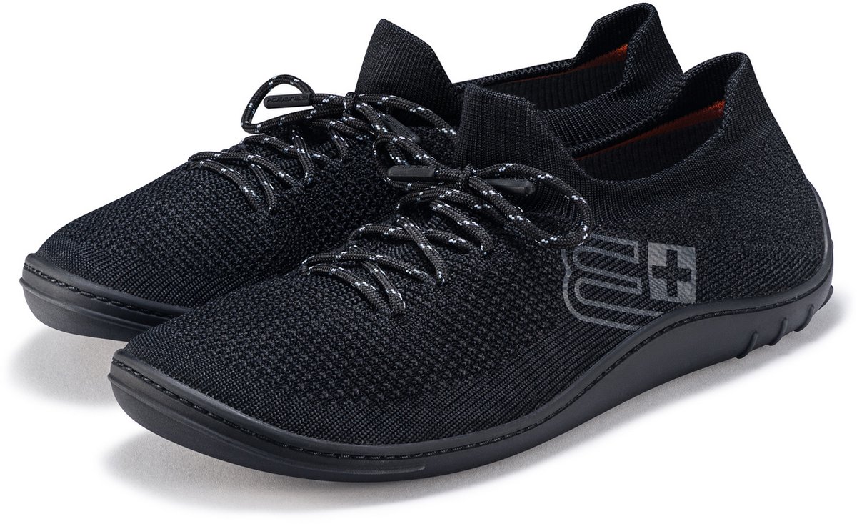Brubeck Barefoot Schoenen Heren Zwart – Merino Wol – Lichtgewicht & Ademend – Flexibele Zool – Minimalistische Comfort Schoenen