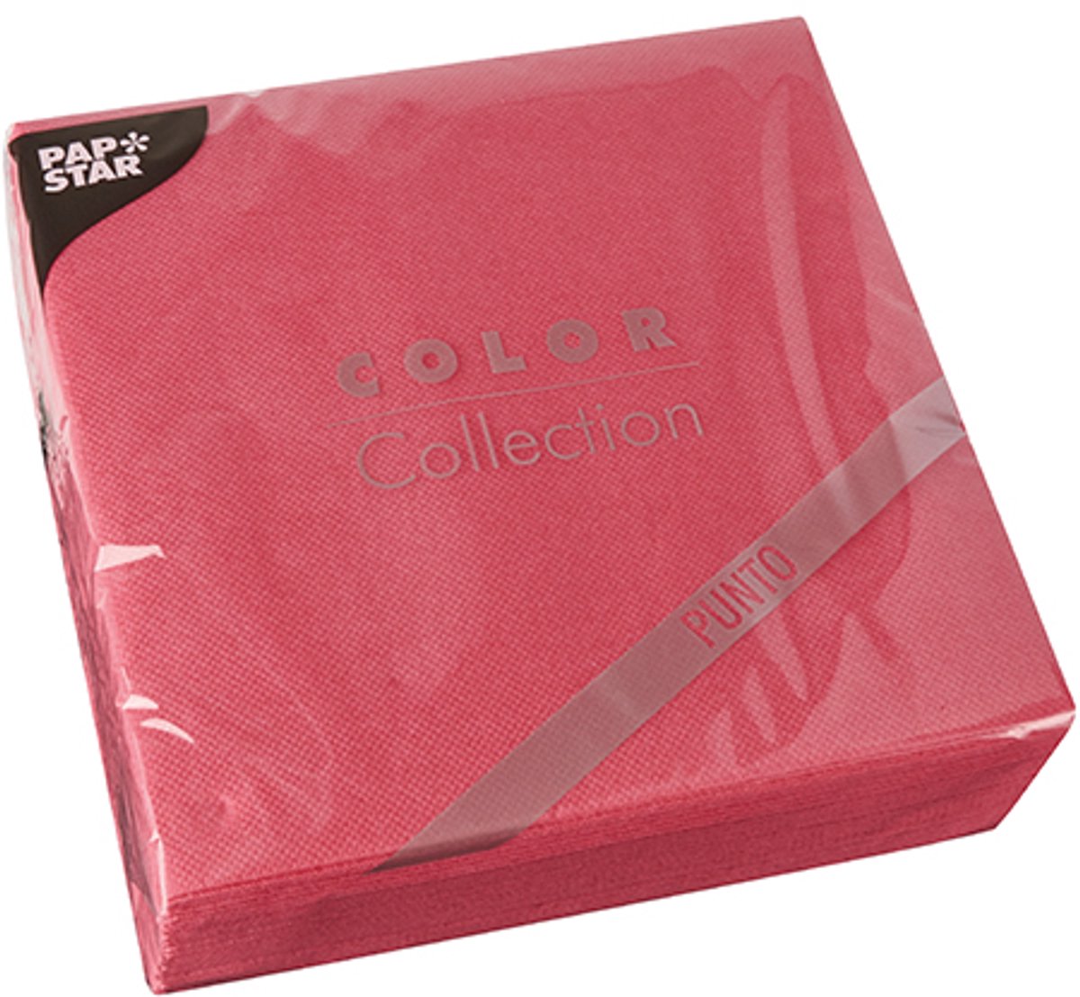18x 30 Servetten 2-laags PUNTO 1/4 vouw 38 cm x 38 cm fuchsia micro reliëf