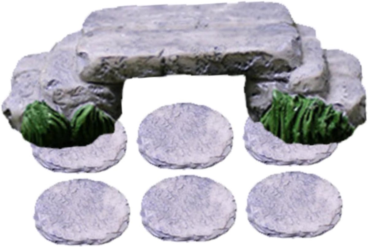 Miniatuur Brug - Decoratie Ornament - Tuin Decoratie - Duurzaam Hars Materiaal - Kleine Afmetingen - Zoals Afgebeeld