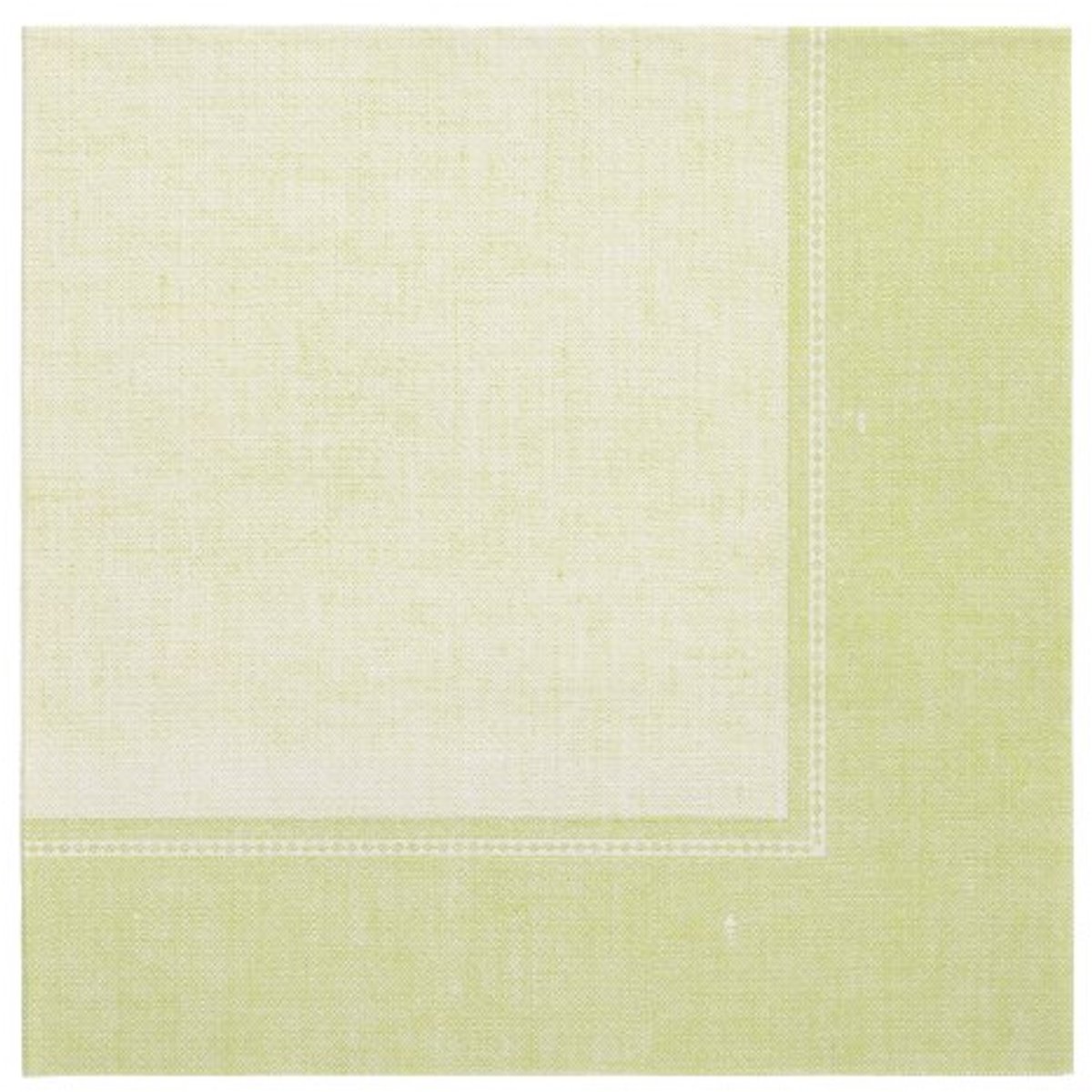 8x 20 Servetten ROYAL Collection 1/4 vouw 40 cm x 40 cm lichtgroen Linum