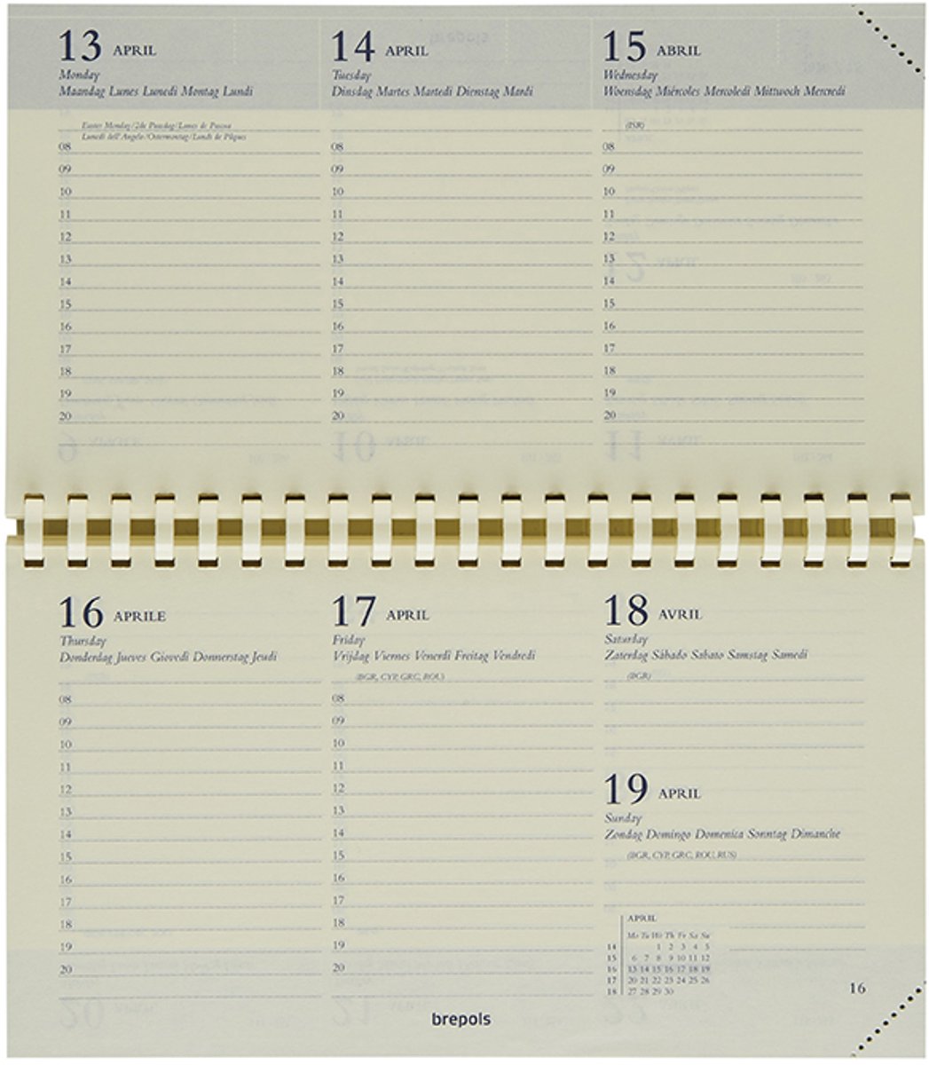 Filofax Pocket Dagboek 2025 – Weekweergave – Bloemenrand – Maandplanners & Notitieruimte – 81x120 Mm